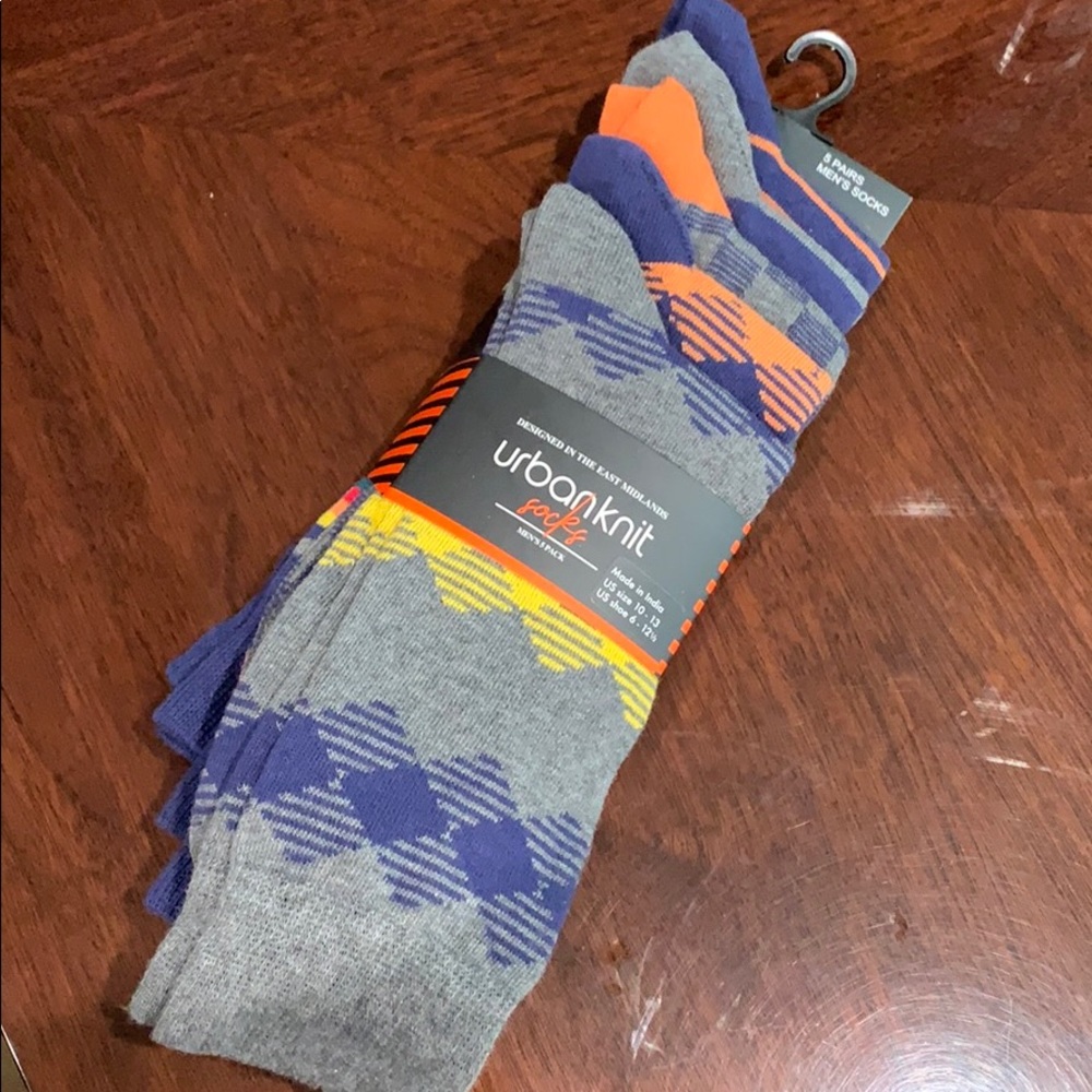 Urbanknit socks 5 pair men’s